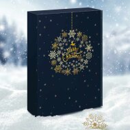 Präsentkartons Christmas Ball | 3 Wein-/Sektflaschen | 360x250x95 mm