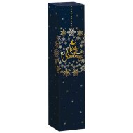 Bottle folding boxes Christmas Ball | 1 wine / champagne bottles | 77x77x363 mm