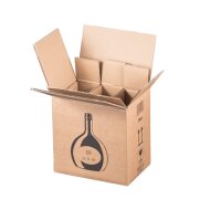 Bottle shipping carton | 3 Bocksbeutel bottles 0.75 L |...