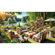 Euro pallets 1200x800x144 mm | EPAL | nested furniture quality | new