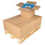 Double-walled folding boxes 385x385x350 mm | Euro pallet boxes