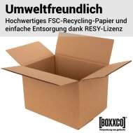 Double-walled folding boxes 430x310x280mm (DIN A4, DIN A3)