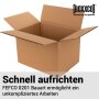 Double-walled folding boxes 430x310x280mm (DIN A4, DIN A3)