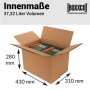 Double-walled folding boxes 430x310x280mm (DIN A4, DIN A3)