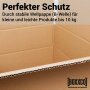 Single-wall folding boxes 350x300x160-220 mm