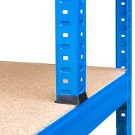 Metal heavy-duty shelving unit blue 1800x1000x600 + 300...