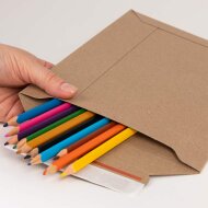 Solid cardboard envelopes 175x250x-50 mm (DIN A5)