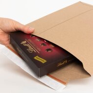 Solid cardboard mailing bags 250x353x-50 mm (DIN A4+)