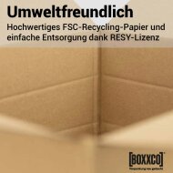 Double-walled folding boxes 450x350x200-300mm