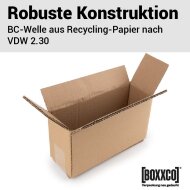 2-wall folding cartons 285x95x139 mm