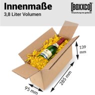 Double-walled folding boxes 285x95x140 mm