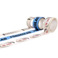 PVC adhesive tapes custom printed white, 2c print