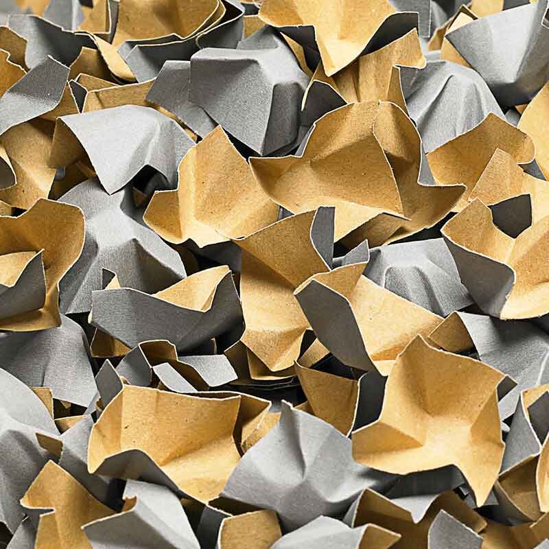 BOXXfill Füll- und Polsterchips - 120 L Karton | Grau