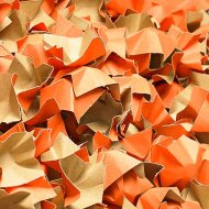 Filling and cushioning chips Decofill - 120 l carton | orange