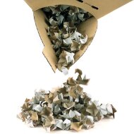 Filling and cushioning chips Decofill - 240 l carton | white