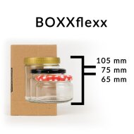 BOXXflexx glass shipping boxes | 3 glasses | Complete set