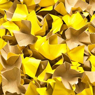 Filling and cushioning chips Decofill - 240 l carton | yellow