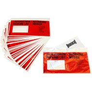 Delivery note pockets self-adhesive with print 235x130 mm (DIN long)