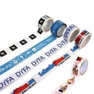 PP adhesive tapes individually printed transparent, photo...