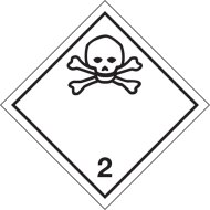 Dangerous goods labels | piece cl. 2 | Toxic gases