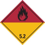 Gefahrgutetiketten | Rolle Kl. 5.2 | Organische Peroxide