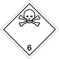 Dangerous goods labels | piece cl. 6 | Toxic substances