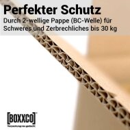 Double-walled folding boxes 300x300x100-300 mm