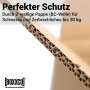 Double-walled folding boxes 300x300x100-300 mm