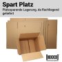 Double-walled folding boxes 350x250x200 mm
