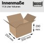 Double-walled folding boxes 350x250x200 mm