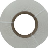 PP strapping on 20 mm core 5x0,47 mm | 7.000 m | white