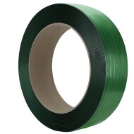 PET strapping core 406/148 mm 15.5x0.90 mm | 1,500 m | green