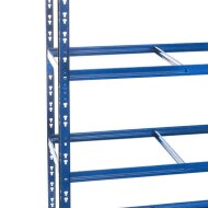 Metal heavy duty shelving blue 1800x1200x300 mm - 5 shelves