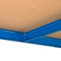 Metall-Schwerlastregal Blau 1800x900x400 mm - 5 Böden