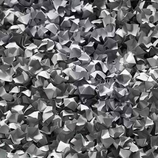 Decofill filling and cushioning chips - 240 L carton | Silver/Silver