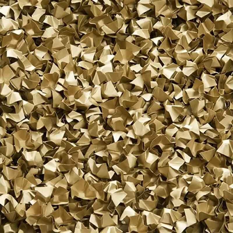 Decofill Filling and Cushioning Chips - 240 L Carton | Gold/Gold