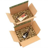 Filling and cushioning chips Decofill - 240 l carton | gold/gold