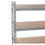Galvanized metal heavy duty shelving 1800x700x400 mm - 5 shelves