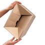 Height-adjustable automatic boxes with self-adhesive strips 445x315x180-300 mm (DIN A3)