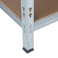 Galvanized metal heavy-duty shelving 1800x1000x450 mm - 5 shelves