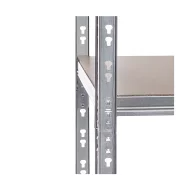 Galvanized metal heavy-duty shelving 1800x1000x450 mm - 5 shelves