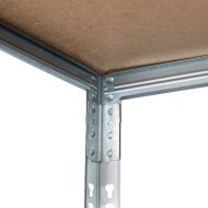 Galvanized metal heavy-duty shelving 1800x1000x450 mm - 5 shelves