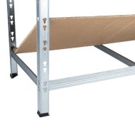 Galvanized metal heavy-duty shelving 1800x1000x450 mm - 5 shelves