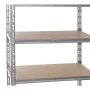 Galvanized metal heavy-duty shelving 1800x1000x450 mm - 5 shelves