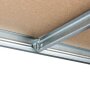 Galvanized metal heavy-duty shelving 1800x1000x450 mm - 5 shelves