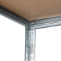 Galvanized metal heavy-duty shelving 1800x1000x450 mm - 5 shelves