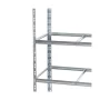 Galvanized metal heavy duty shelving 1800x1000x450 mm - 5 shelves