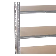 Galvanized metal heavy duty shelving 2200x1200x400 mm - 6 shelves