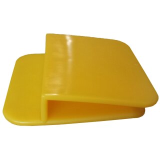 Cardboard Staples yellow | 70 x 70 x 1 mm