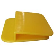 Cardboard clips yellow | 70x70x17 mm
